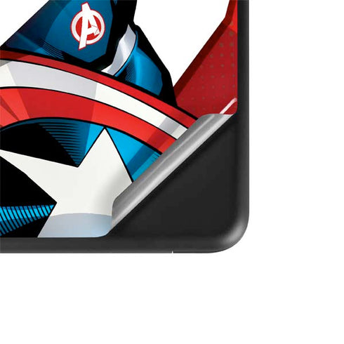 Marvel Captain America Action Pose Google Pixelbook Go Skin